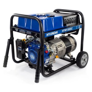 Hyundai HYW130DC  3.2kW / 4kVa Petrol Welder Generator, 120 Amp DC Welder